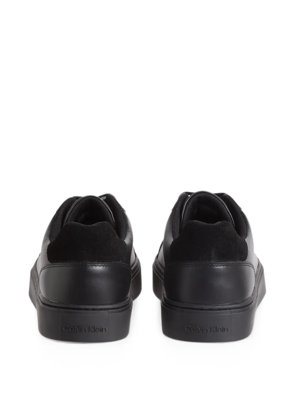 Calvin Klein logo-embossed sneakers Zwart