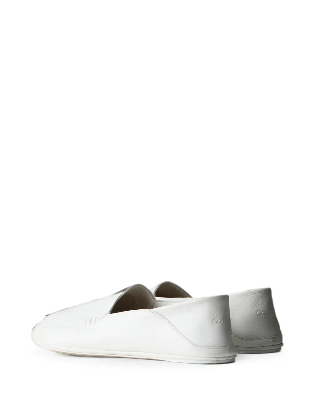 Calvin Klein slip-on leather sneakers Wit