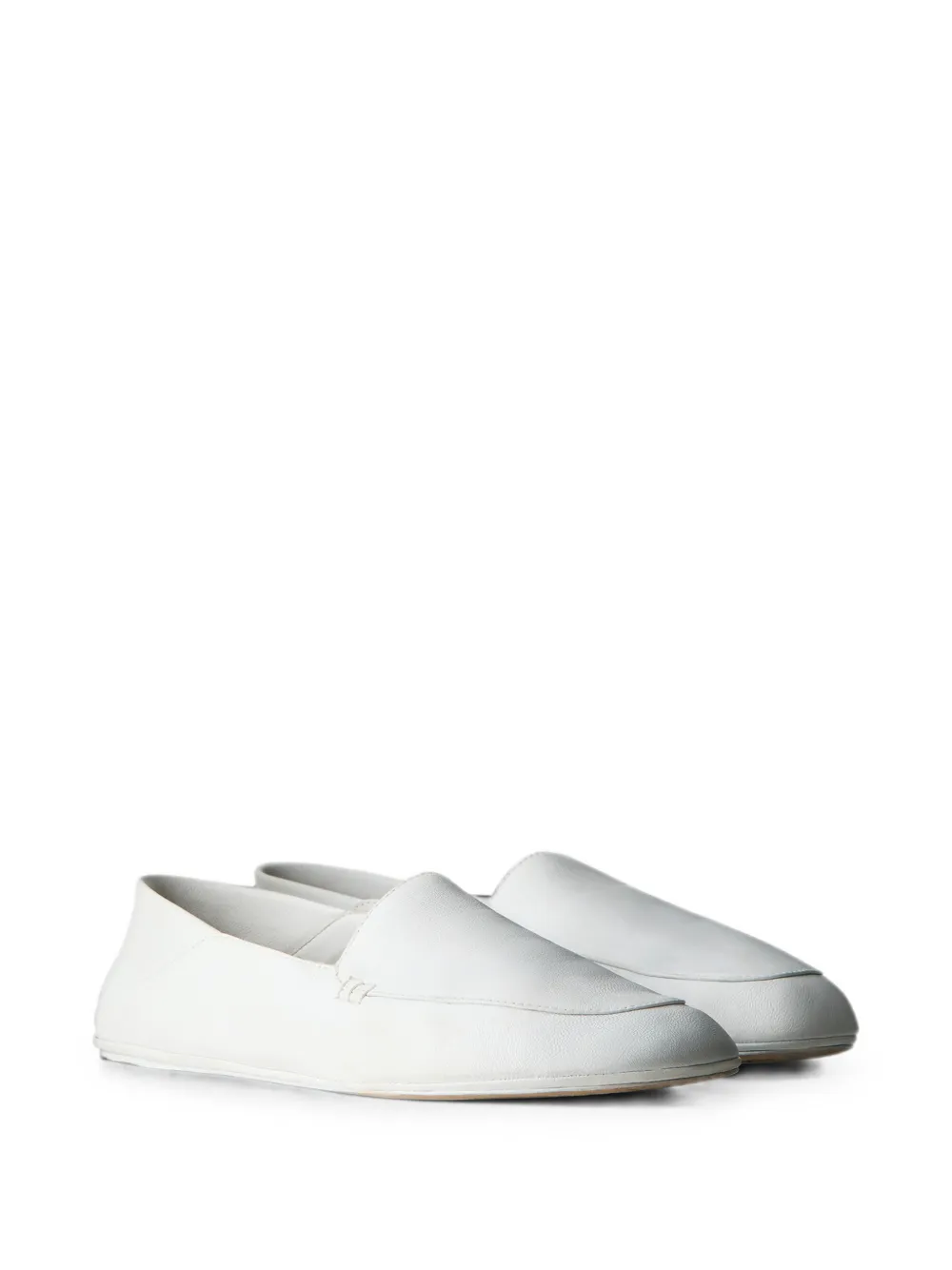 Calvin Klein slip-on leather sneakers Wit