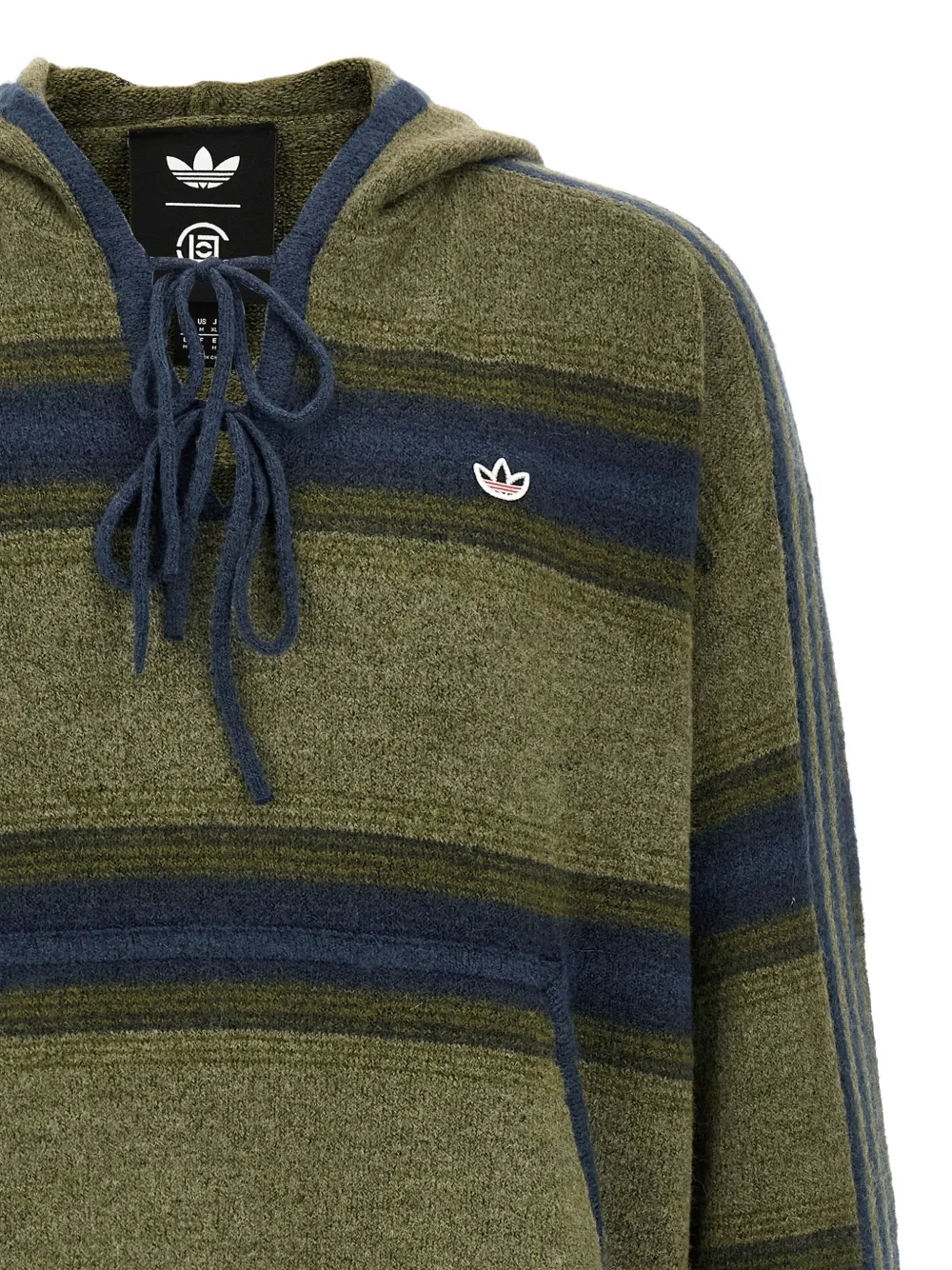 adidas Baja Clot gestreepte hoodie Groen