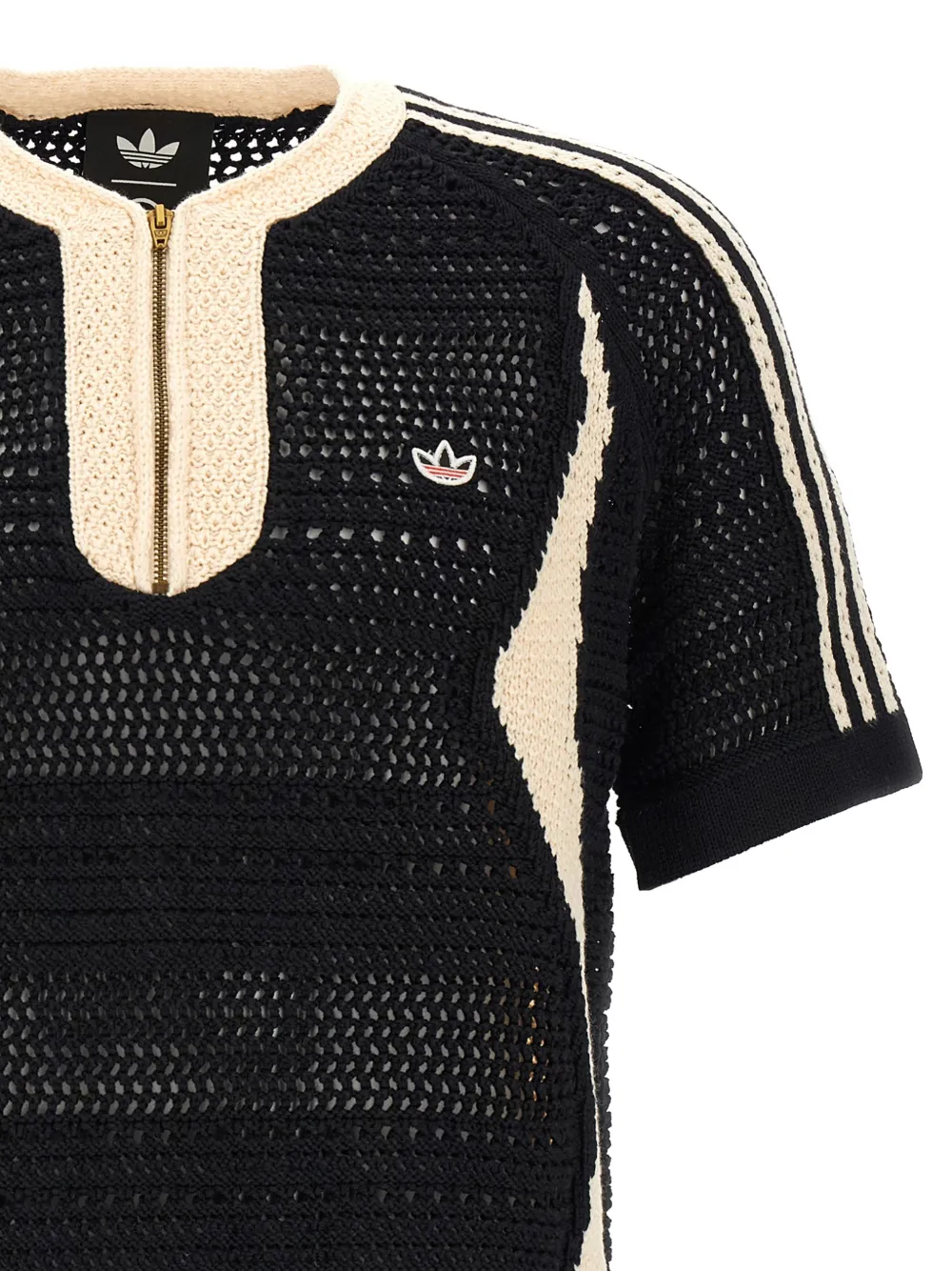 adidas x Edison Chen Clot katoenen trui met korte mouwen Zwart