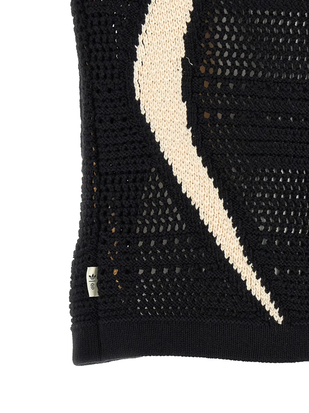 adidas x Edison Chen Clot katoenen trui met korte mouwen Zwart