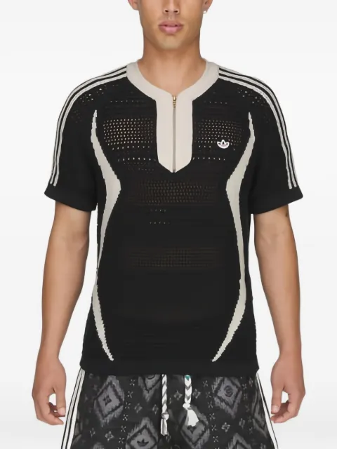adidas X Edison Chen Clot cotton short-sleeve sweater