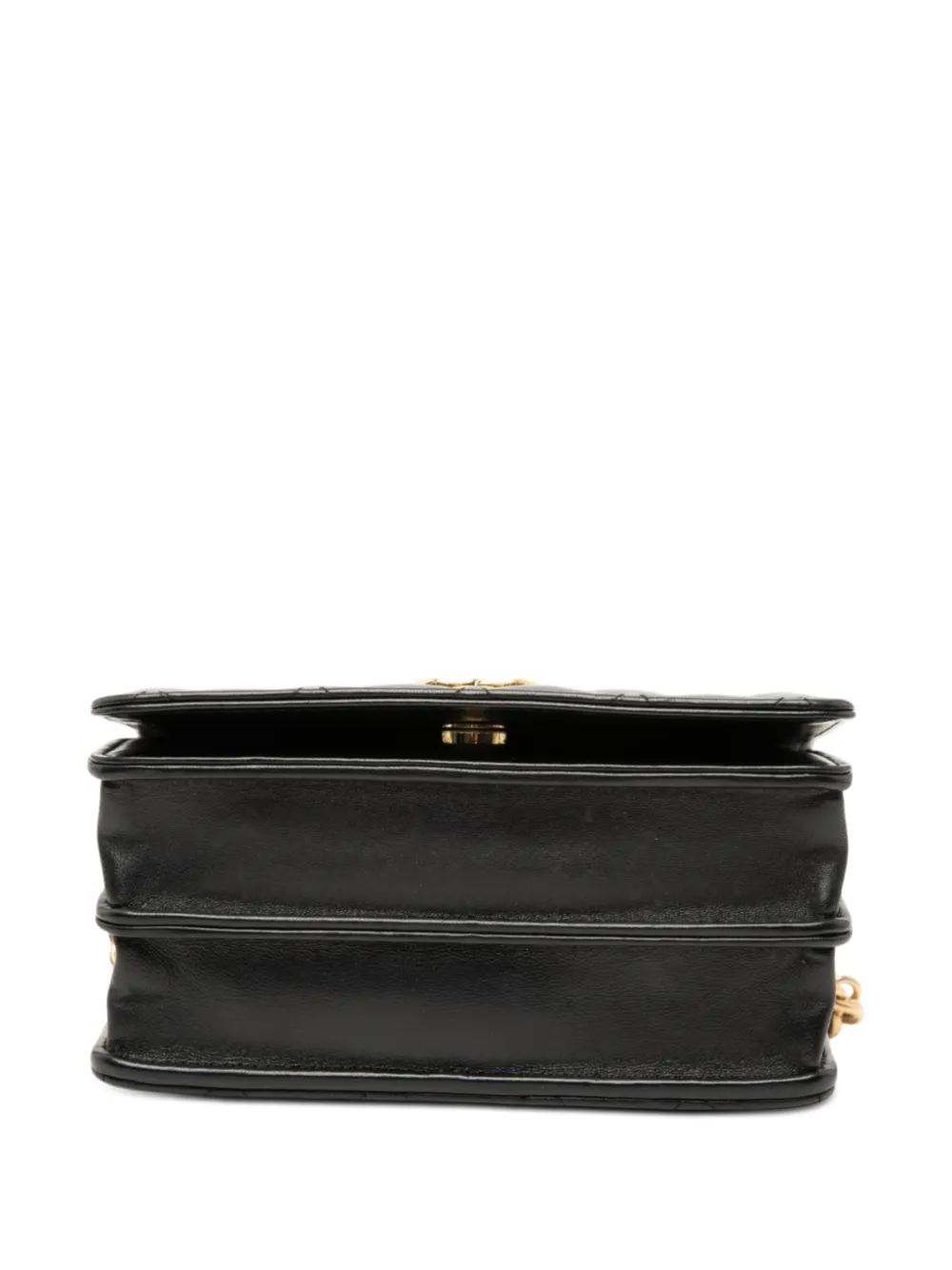Chanel Pre-owned 2021-2026 Mini CC Quilted Lambskin Bijoux Wallet on Chain Crossbody Bag in Black, view 4