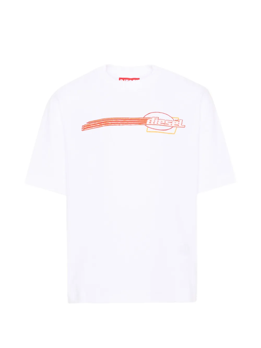 Diesel Kids logo-print T-shirt - Bianco