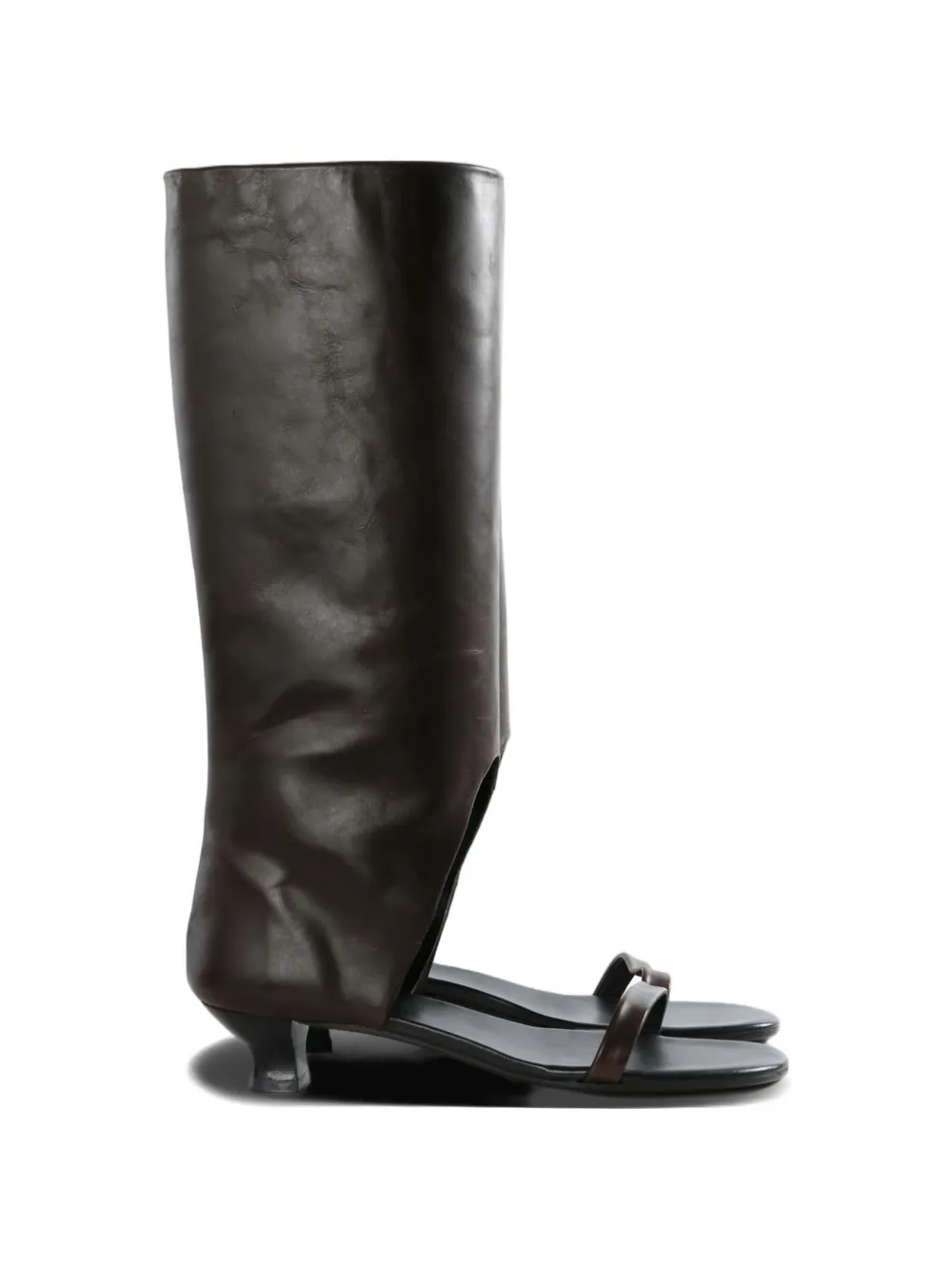 Paloma Wool knee-high gaiter sandals - Nero