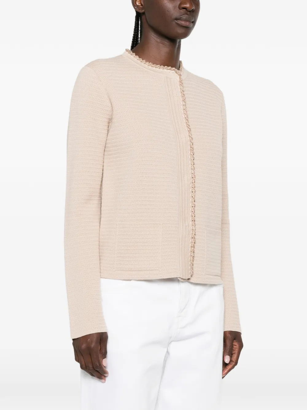 Fabiana Filippi Vest met textuur Beige