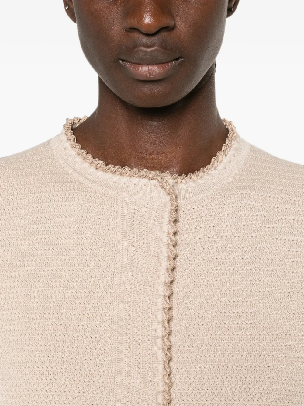 Fabiana Filippi Vest met textuur Beige