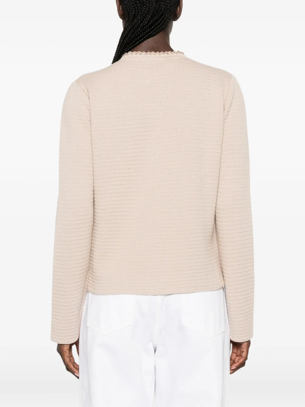 Fabiana Filippi Vest met textuur Beige