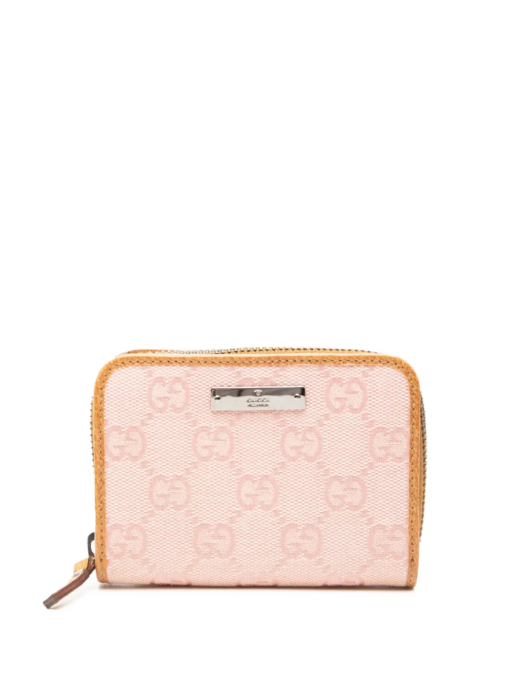 Gucci Pre-Owned 2000-2015 GG Canvas Zip coin pouch - Rosa