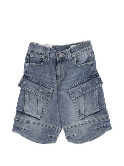 DONDUP KIDS pantalones vaqueros cortos con bolsillos cargo