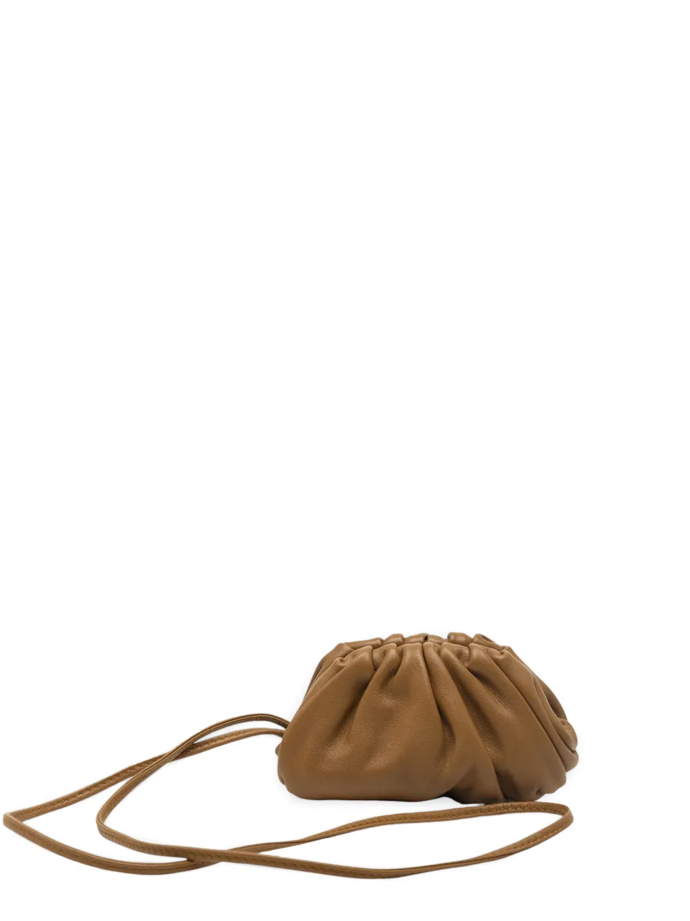 Bottega Veneta Pre-Owned 2012-2026 Lambskin The Extra Mini Pouch crossbody bag - Braun