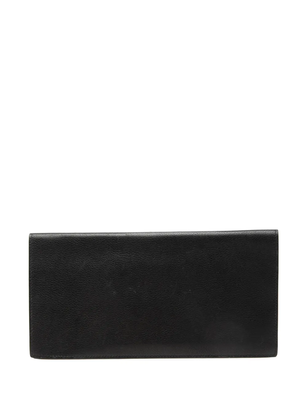 Hermès Pre-Owned 2004 Leather Bifold Holder passport cover - Nero