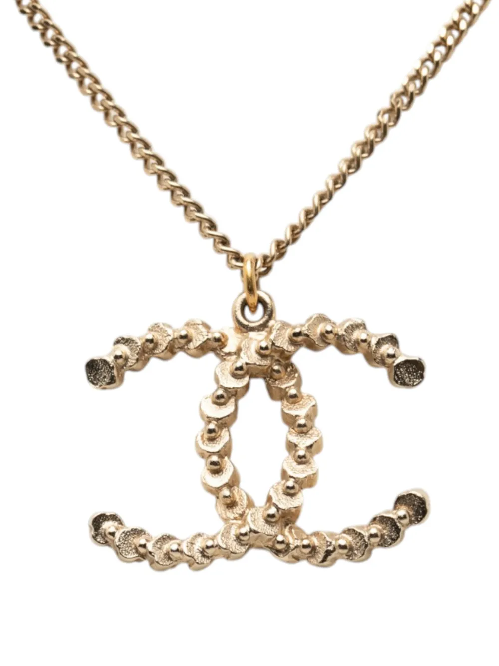  Chanel Pre-owned Collana Con Pendente Cc 2018 - Oro 