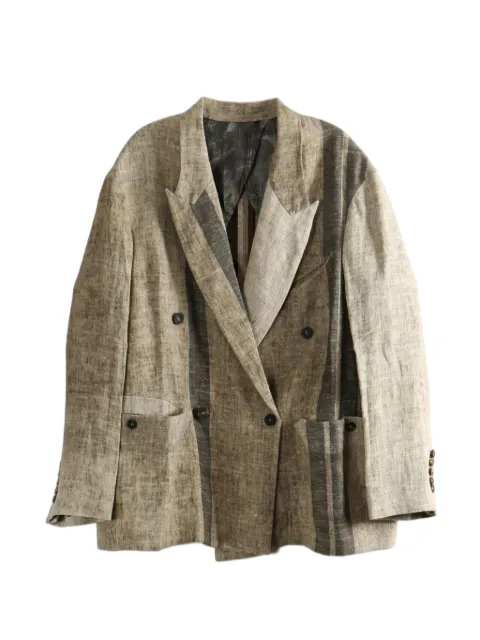 Ziggy Chen blazer a rayas