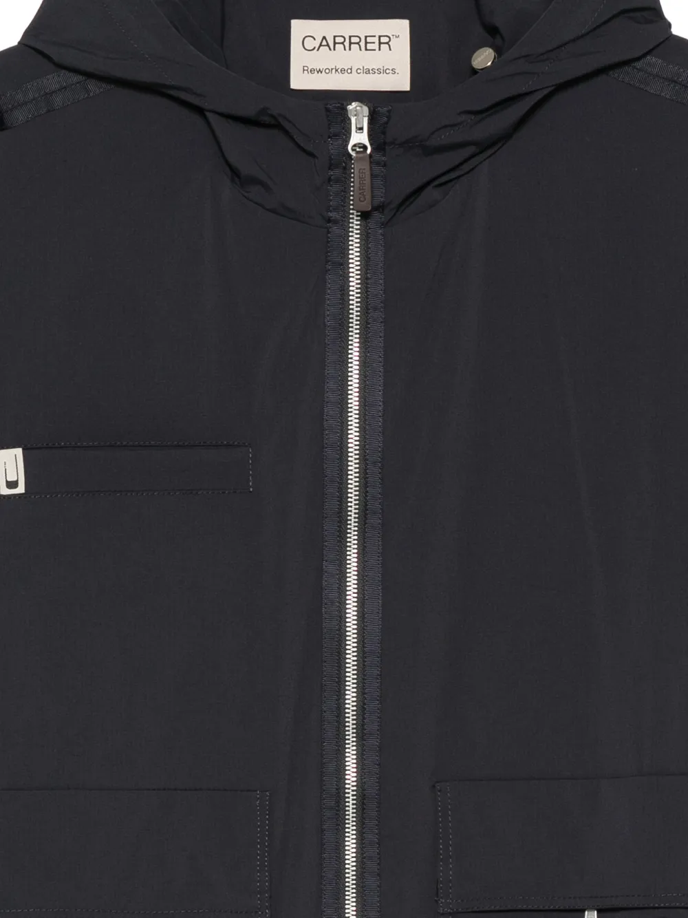 Carrer Arden jack met capuchon Blauw