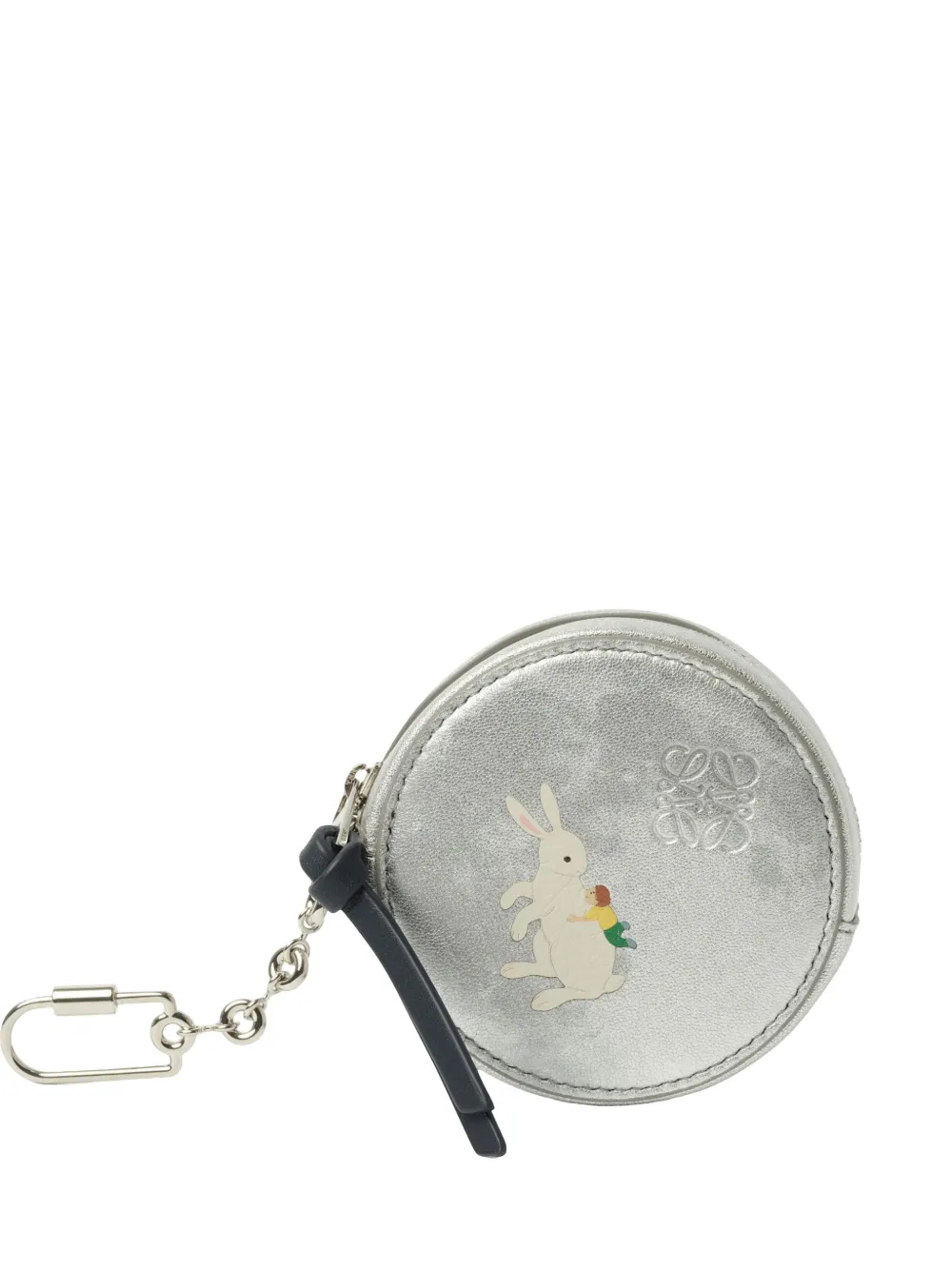LOEWE Suna signature Anagram coin case - Argento