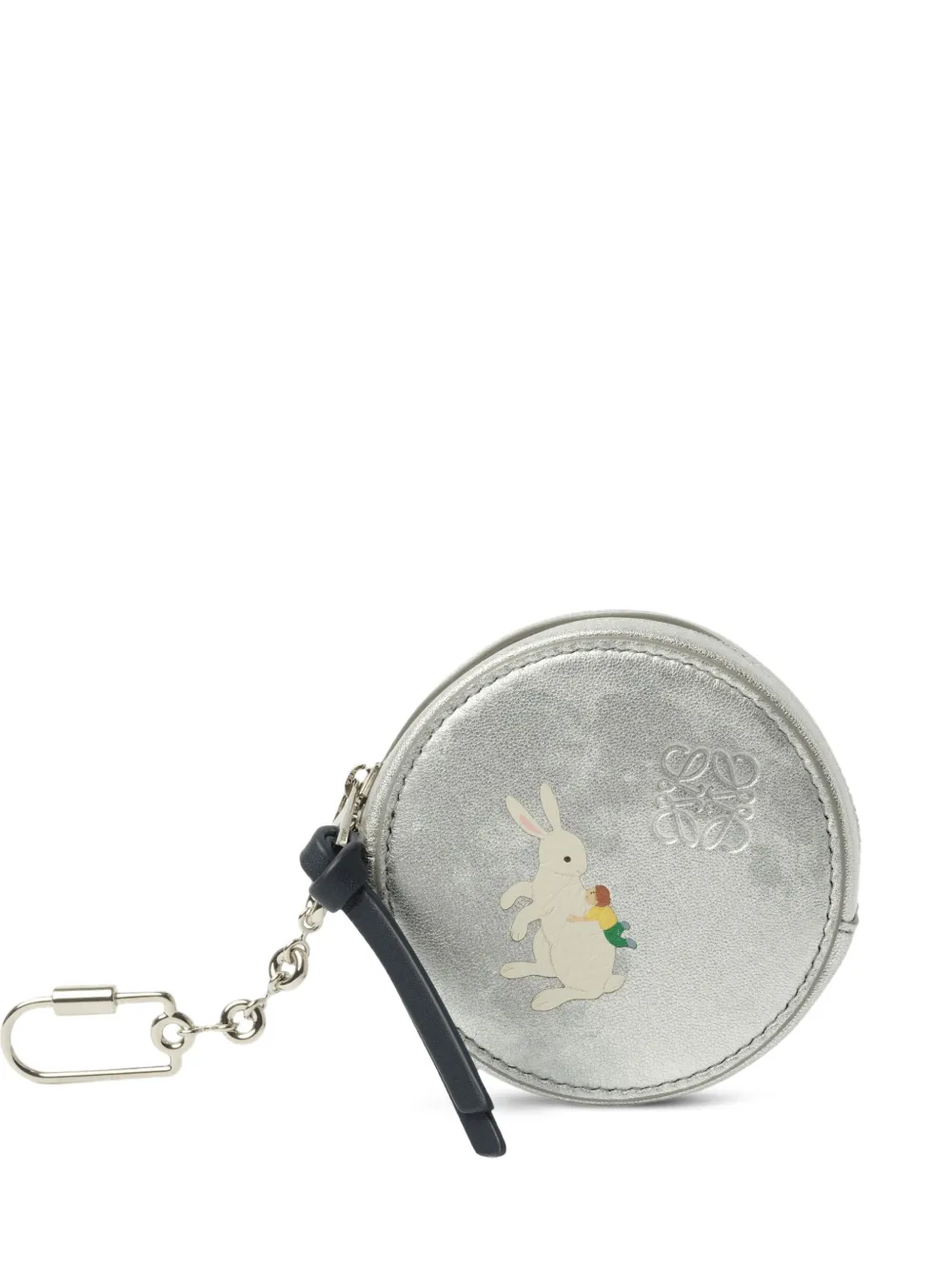 LOEWE Suna signature Anagram coin case - Argento