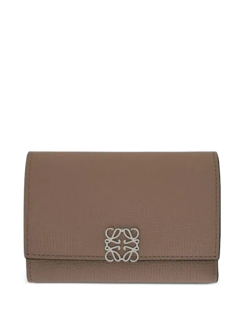 LOEWE Anagram pebble-grain wallet