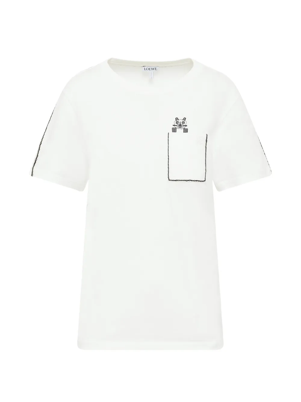 LOEWE Louis Wain graphic-print T-shirt - Bianco