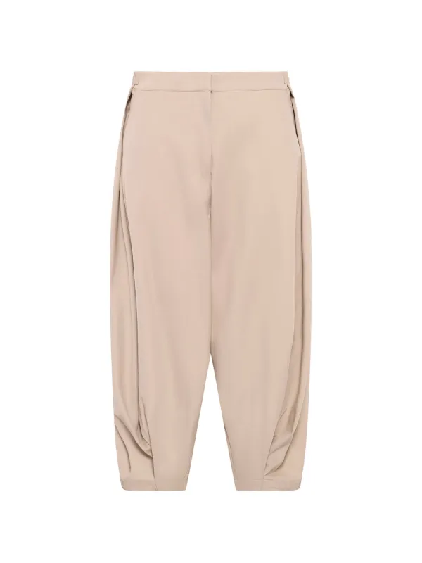 Loewe Draped Trousers in Neutrals