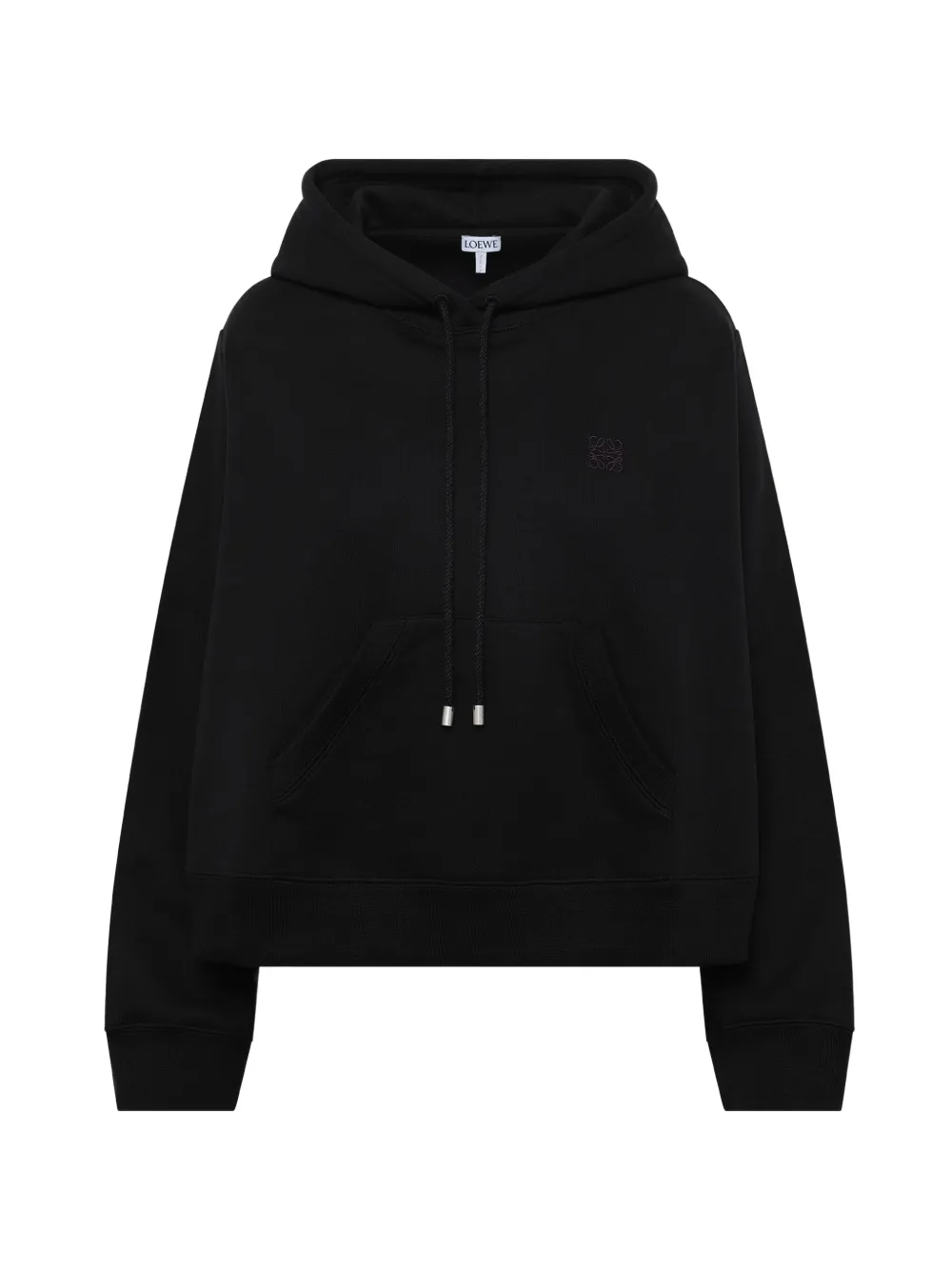 LOEWE pocket trapeze hoodie - Nero