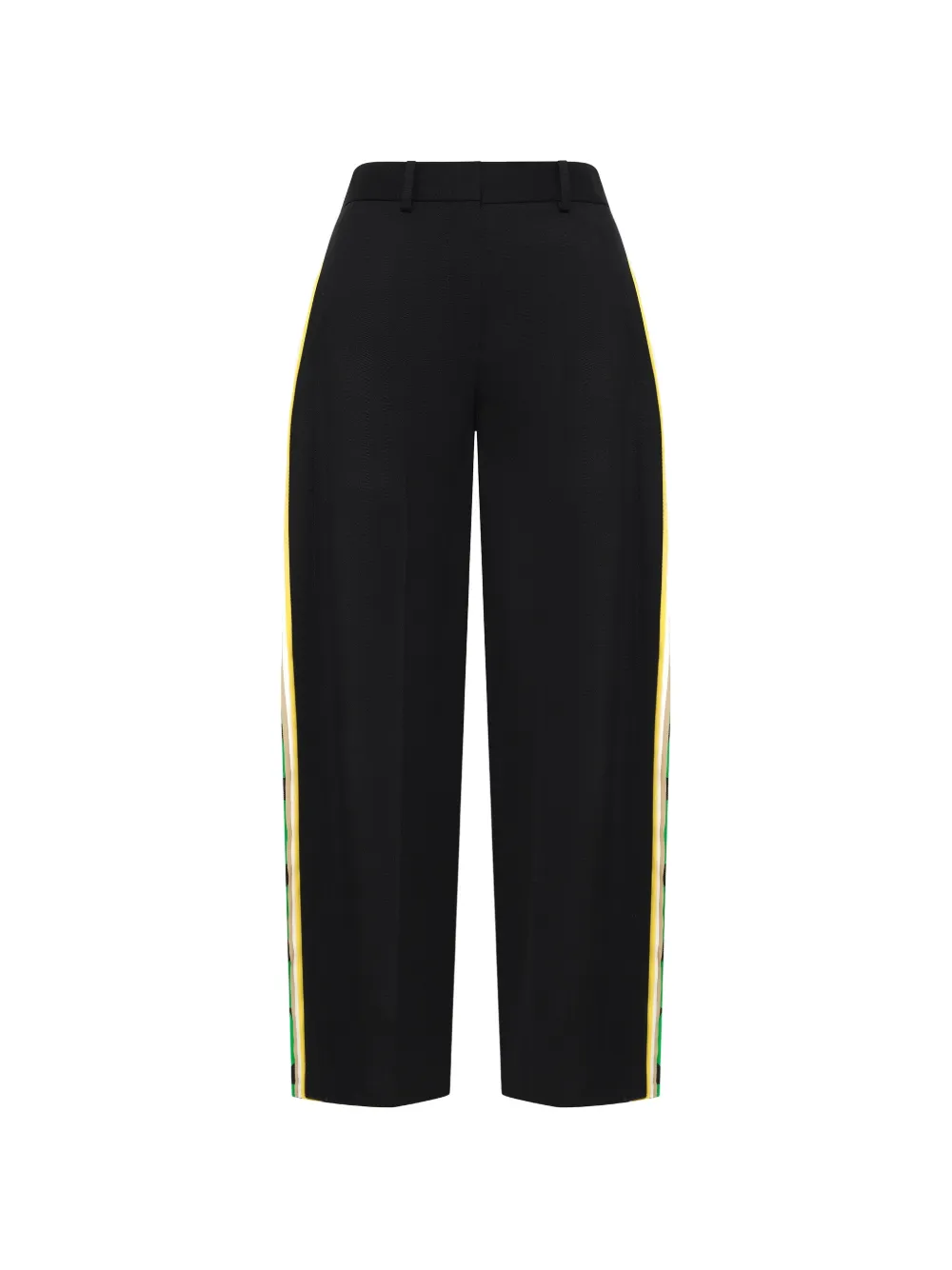 LOEWE pressed-crease wide-leg trousers - Nero