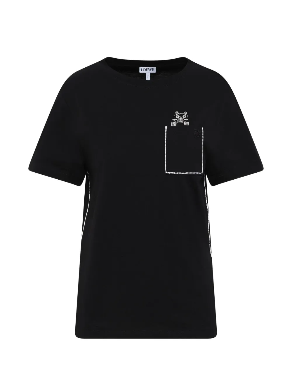 LOEWE Louis Wain embroidered T-shirt - Nero