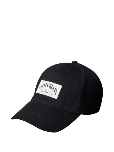 Calvin Klein logo-patch baseball cap