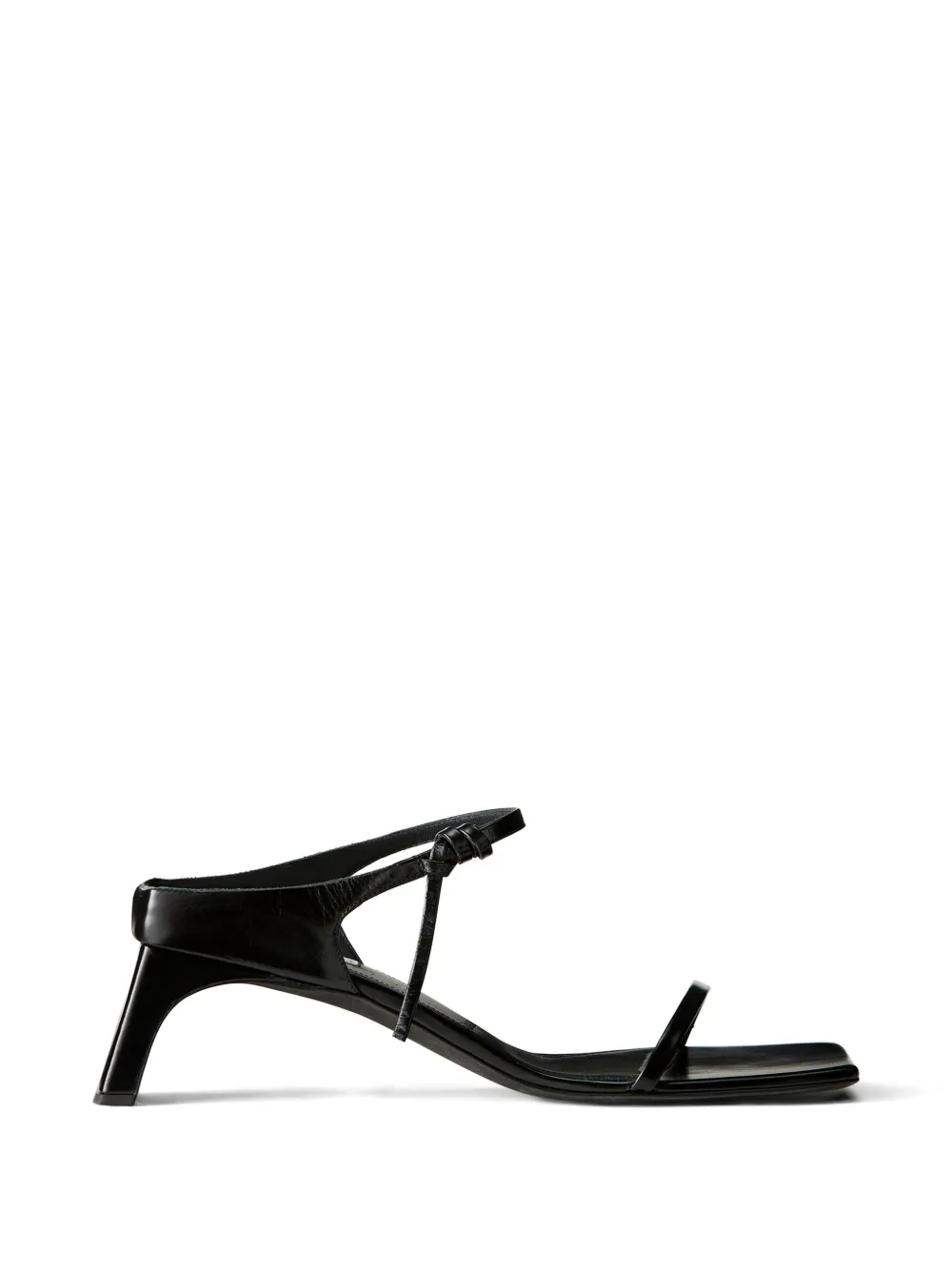 Calvin Klein square-toe knotted sandals - Nero