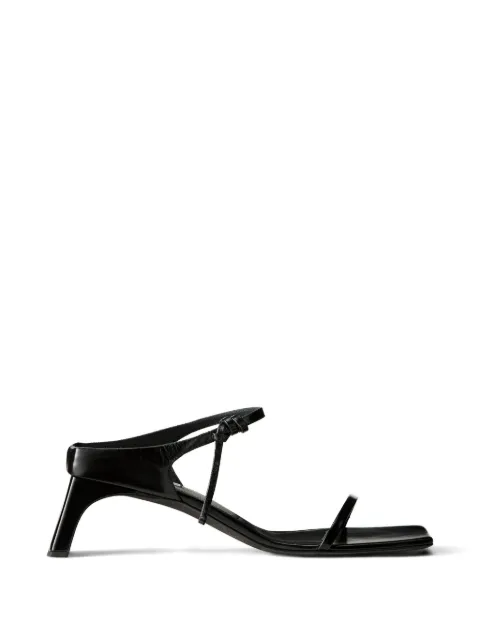 Calvin Klein sandalias con pnutera cuadrada