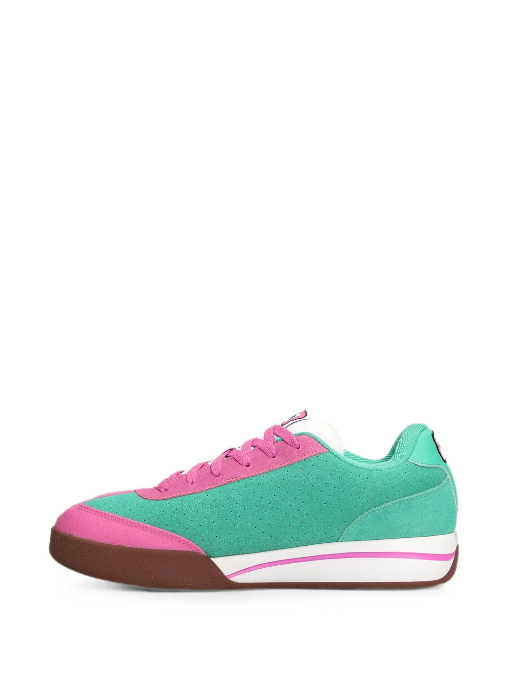 Reebok x BBC perforated panelled sneakers Groen