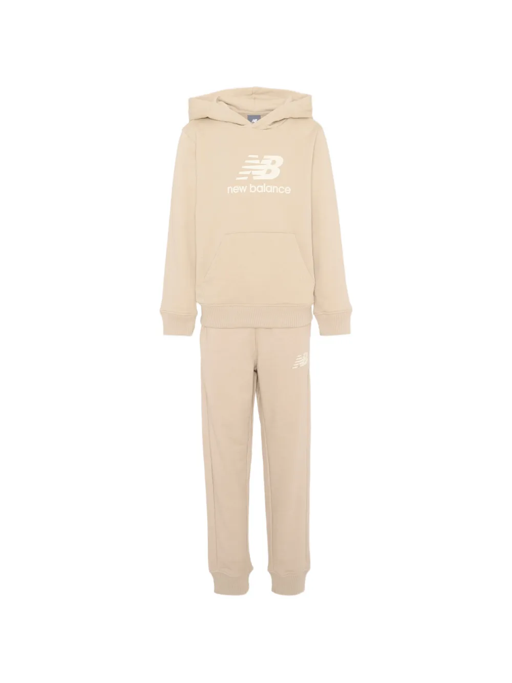 New Balance Kids logo-print tracksuit - Toni neutri