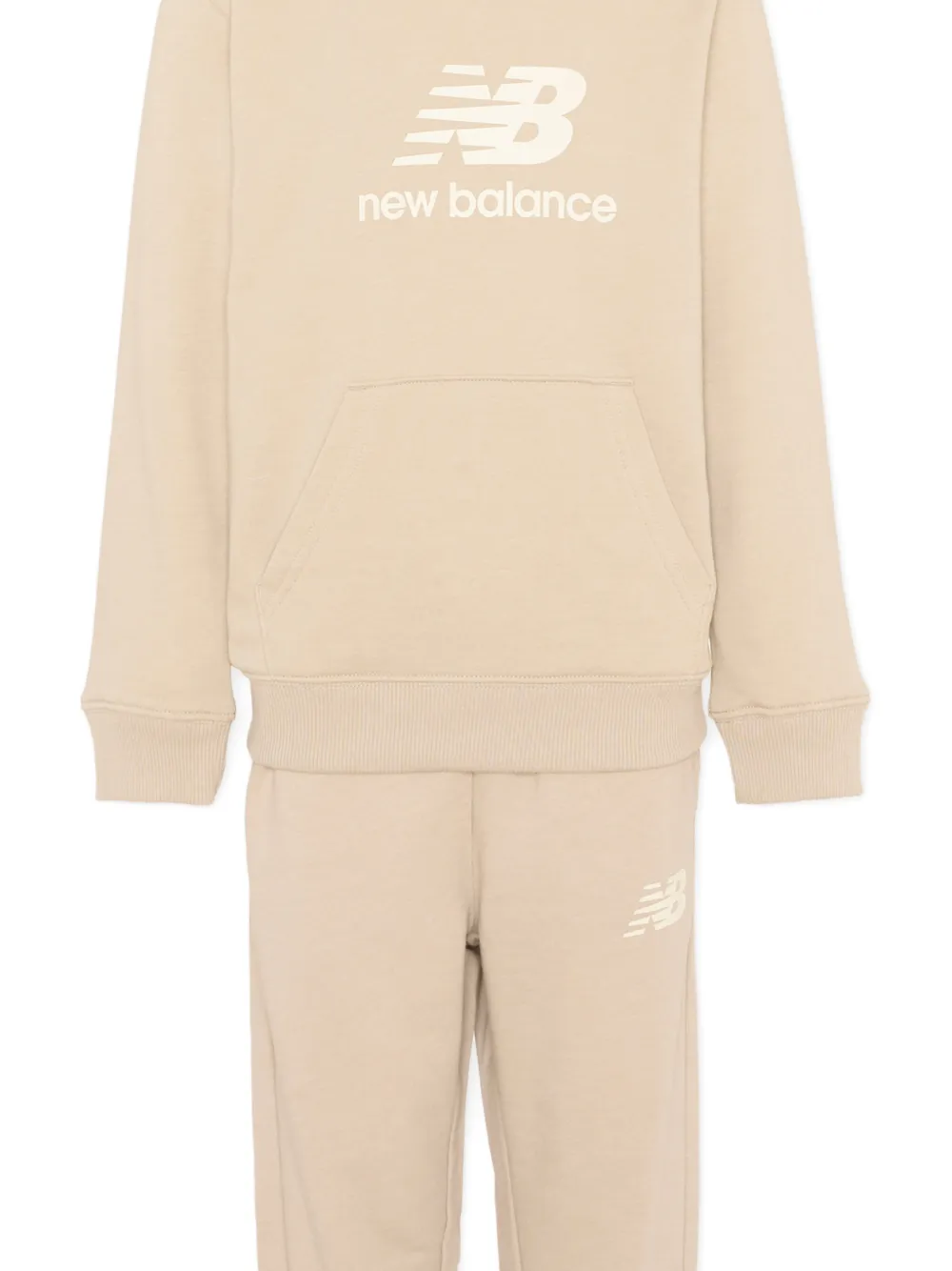 New Balance Kids Trainingspak met logoprint Beige
