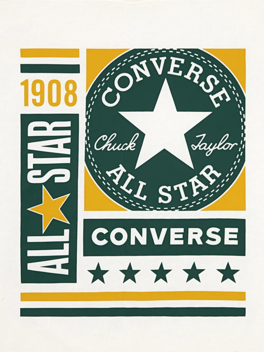 Converse Kids short-sleeve T-shirt Beige