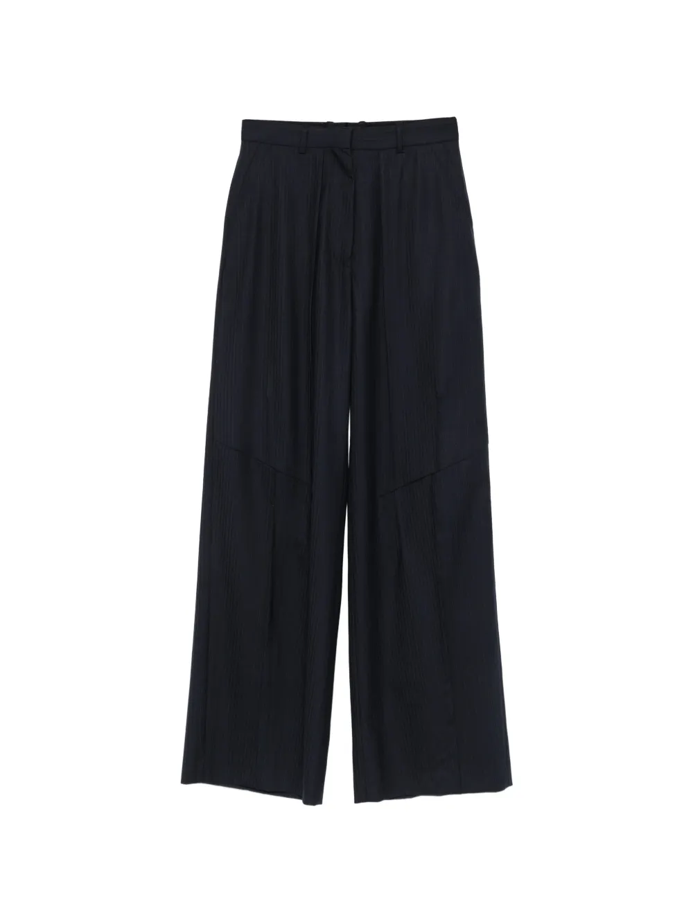 Kiko Kostadinov pinstriped panelled trousers - Blu