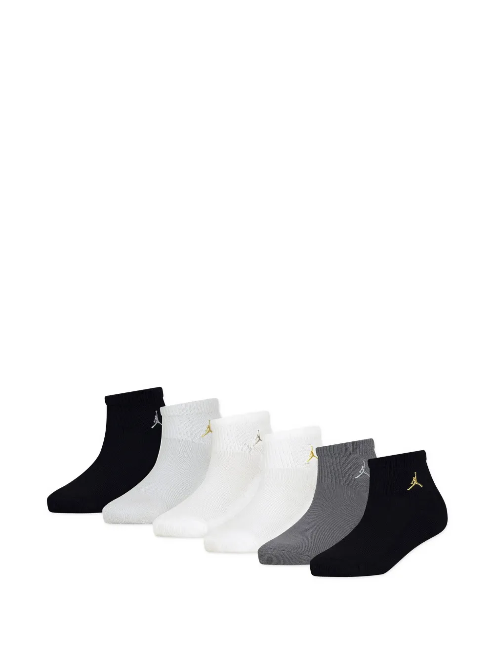 Jordan Kids Jumpman sokken met geborduurd logo Wit