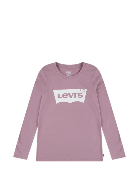 Levi's Kids logo-print long-sleeve T-shirt