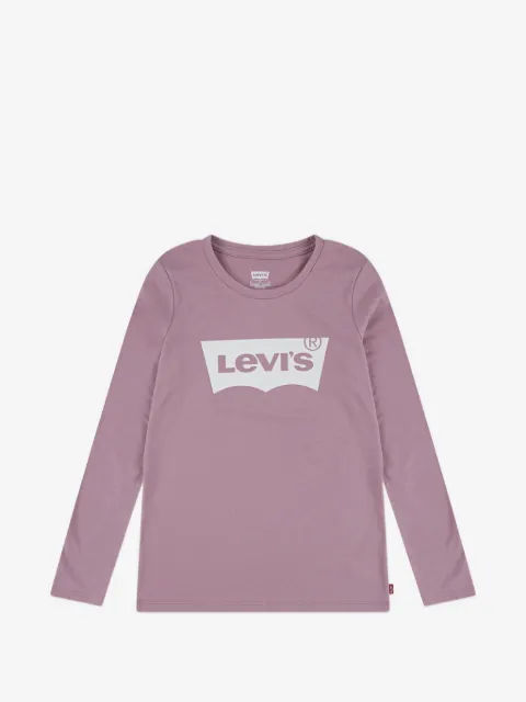 Levi's Kids logo-print long-sleeve T-shirt