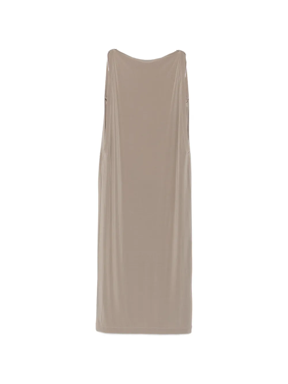 Issey Miyake sleeveless midi dress - Grigio