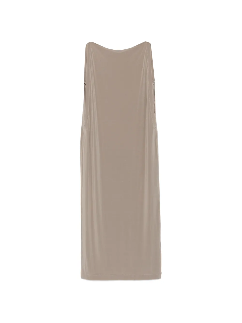 Issey Miyake sleeveless midi dress - Grau