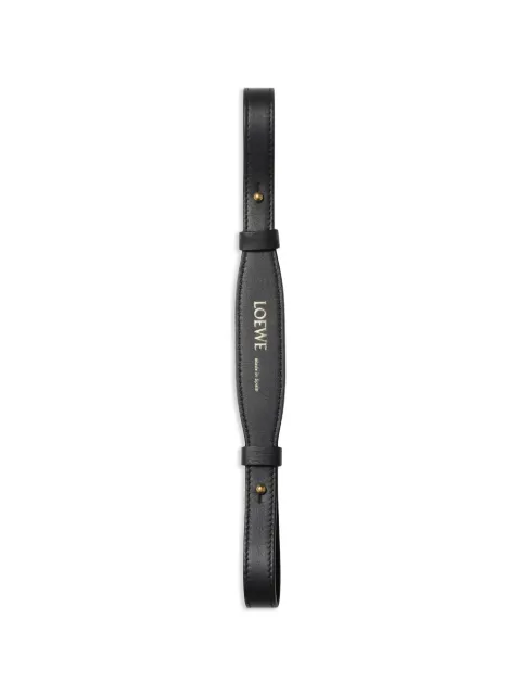 LOEWE correa de piel con logo en relieve
