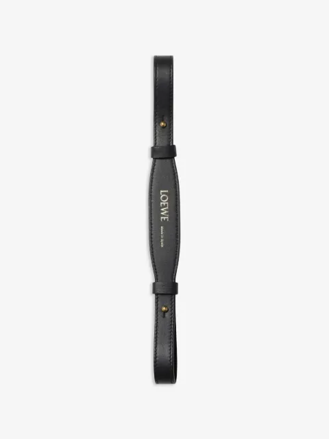 LOEWE logo-embossed leather strap