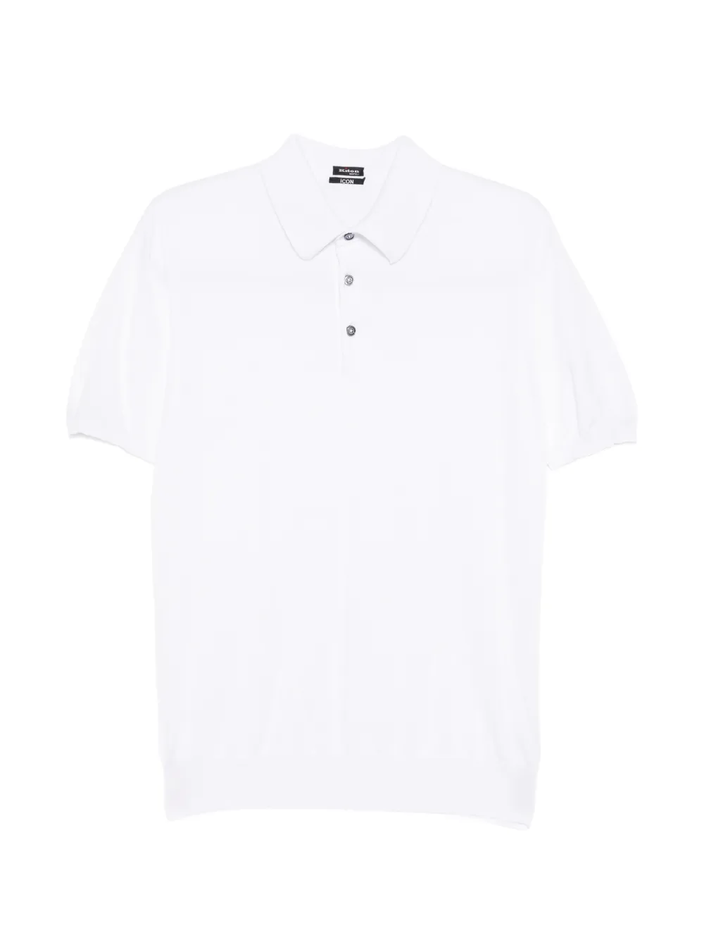 Kiton short-sleeve polo shirt - Weiß