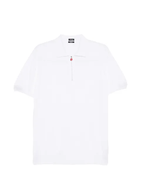 Kiton quarter-zip polo shirt