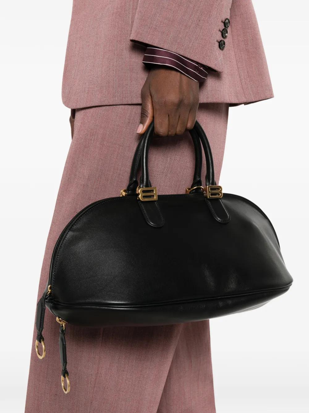 Balenciaga Medium Bolero bowlingtas Zwart