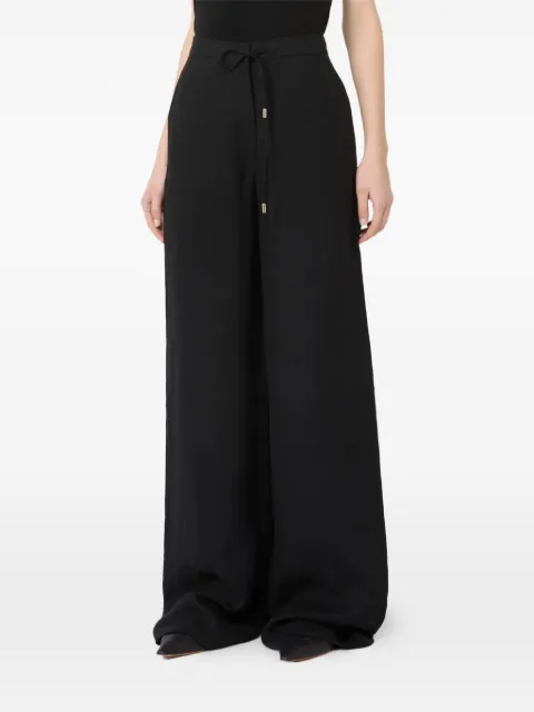 Max Mara Mstpelota drawstring linen trousers