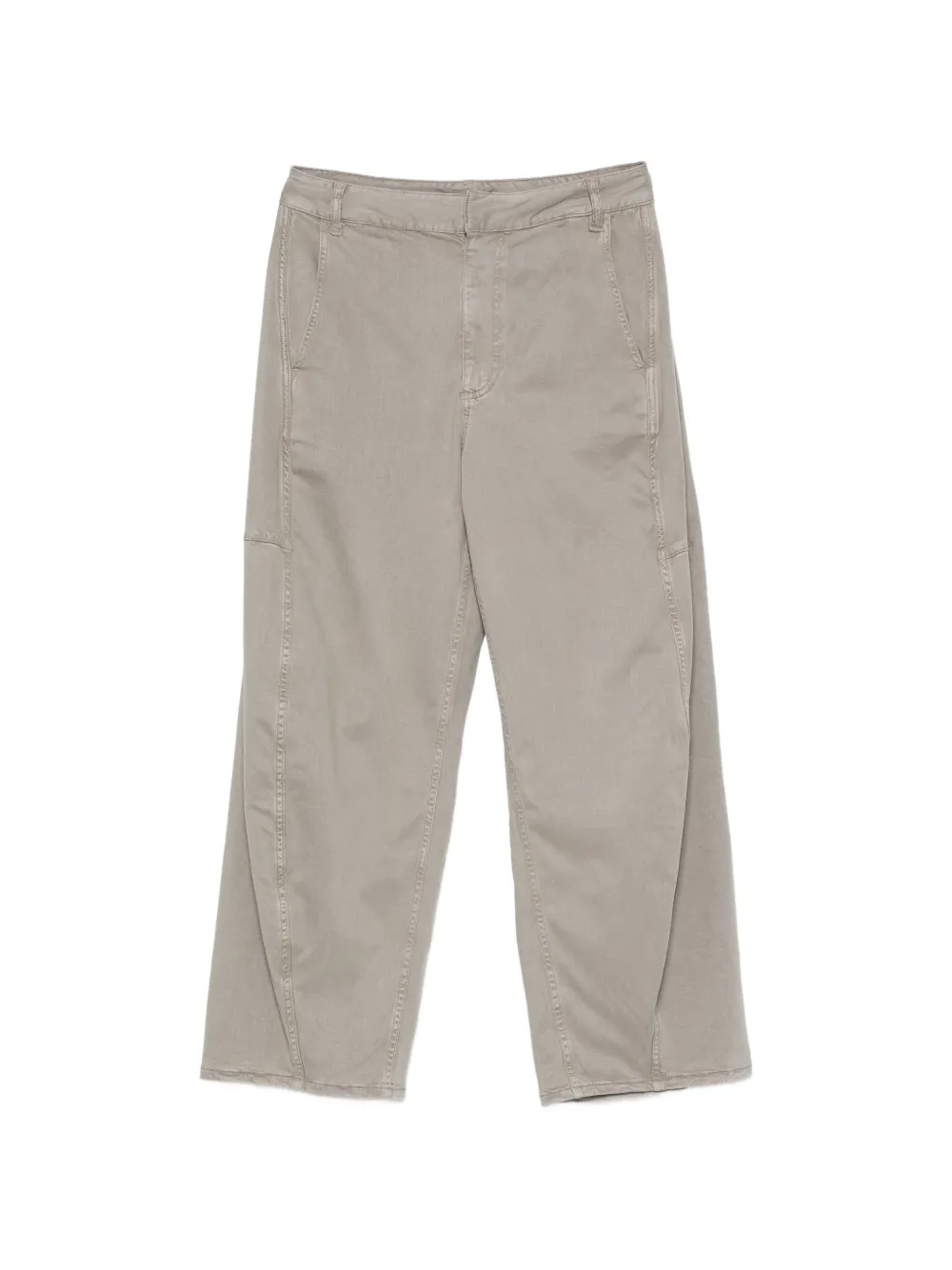 Tibi garment-dyed stretch-twill trousers | Grey | Image 1
