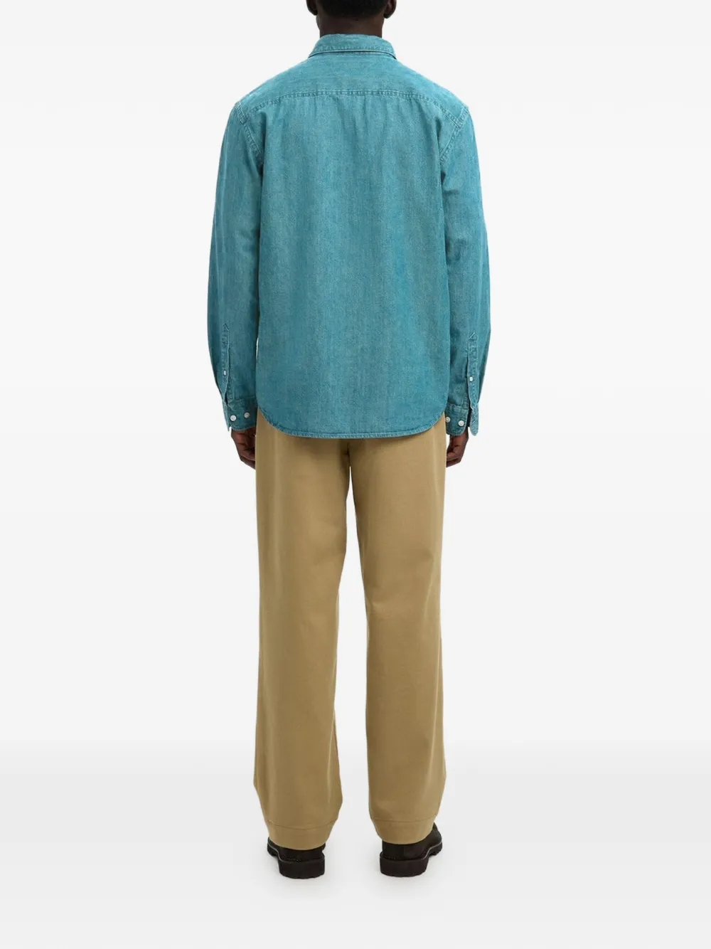 SELECTED Denim overhemd Blauw