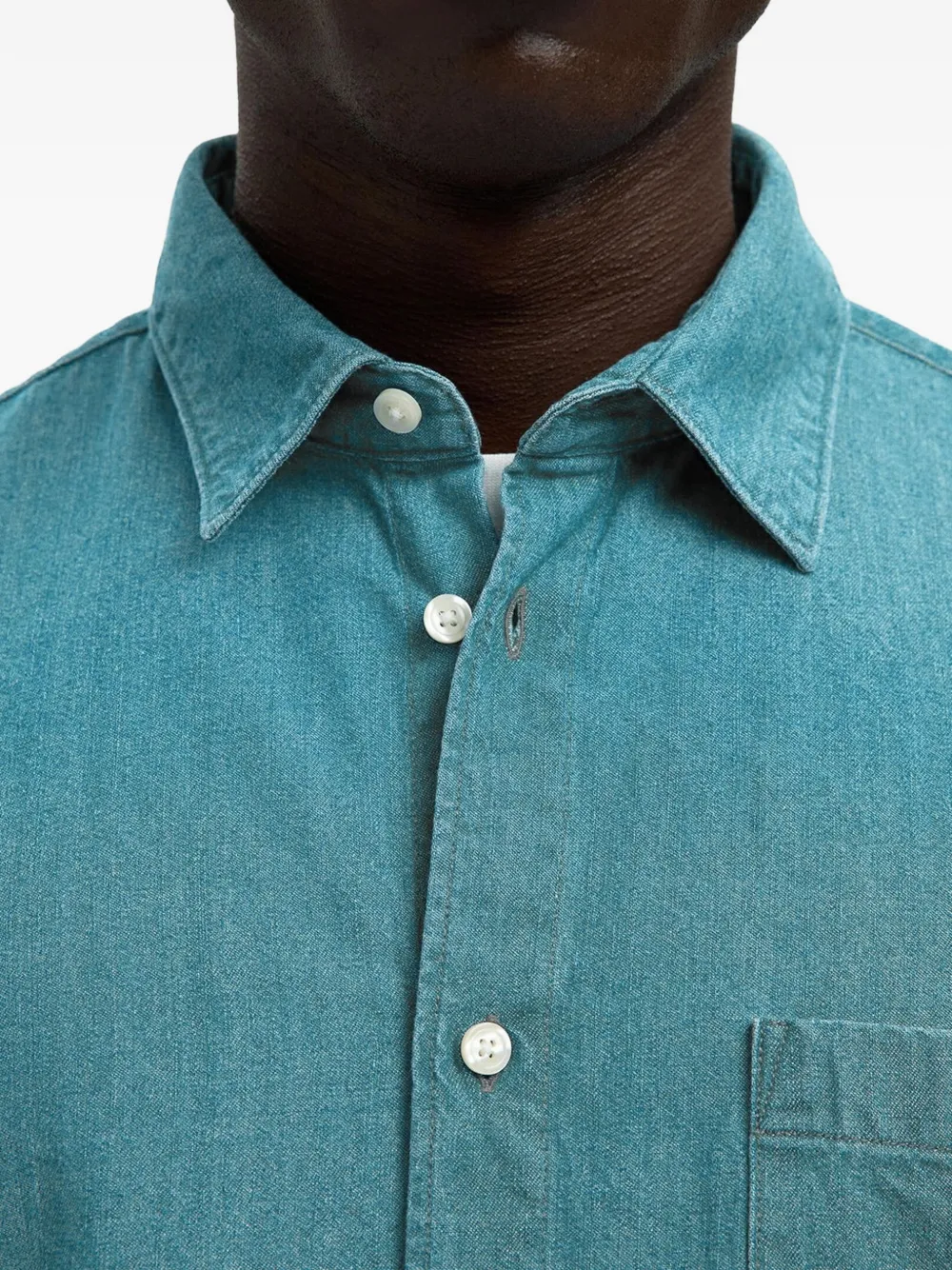 SELECTED Denim overhemd Blauw
